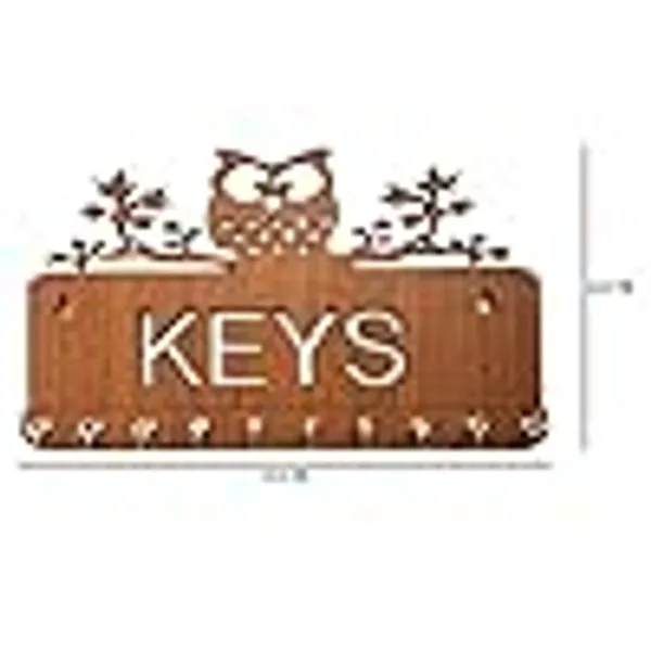 My_Dream_Carts_Owl_Key_Holder_-_Wooden_Stylish_Keys_Organizer_&_Stand_for_Home_Decor_-_Handcrafted_Key_Hanger_&_Chain_Holders_-_MDF_Wood_Wall_Mounted