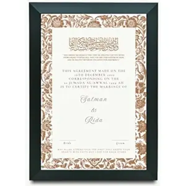Black_Wood_Glossy_Framed_Wall_Art_/_Certificate_Frame_For_Frame