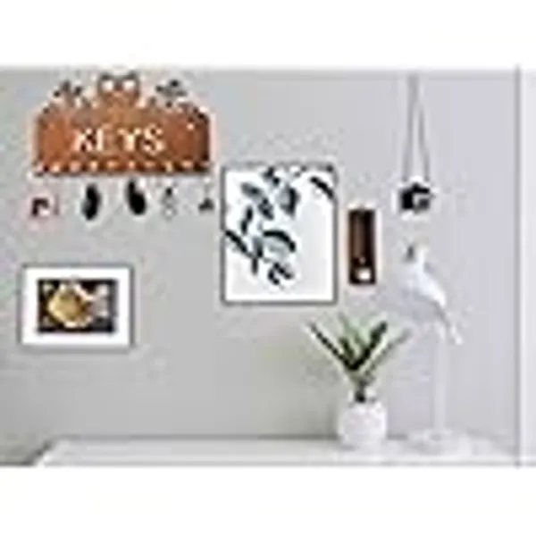 My_Dream_Carts_Owl_Key_Holder_-_Wooden_Stylish_Keys_Organizer_&_Stand_for_Home_Decor_-_Handcrafted_Key_Hanger_&_Chain_Holders_-_MDF_Wood_Wall_Mounted