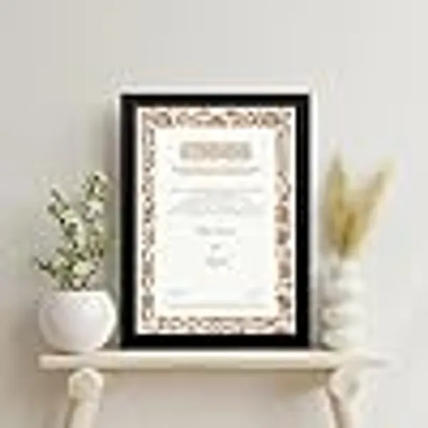 Black_Wood_Glossy_Framed_Wall_Art_/_Certificate_Frame_For_Frame