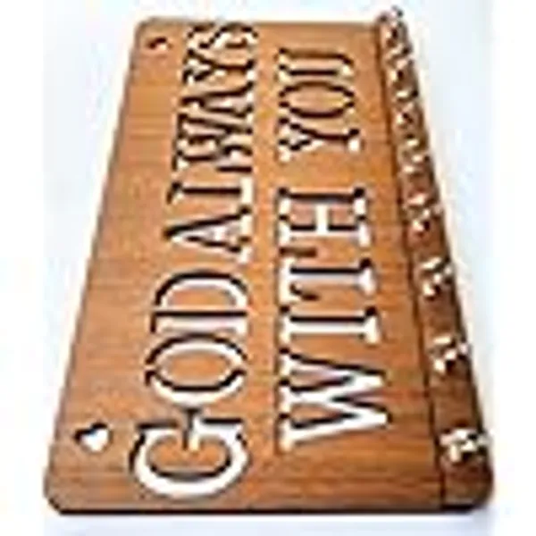 My_Dream_Carts_God_Always_with_You_Key_Holder_for_Wall_Stylish,_Wooden_Key_Hanger,_Key_Stand,_Keychain_Hanger,_Key_Chain_Holders_for_Home,_Wood_Wall_Mounted,_Designer_Motivational_Quotes_Key_Holders