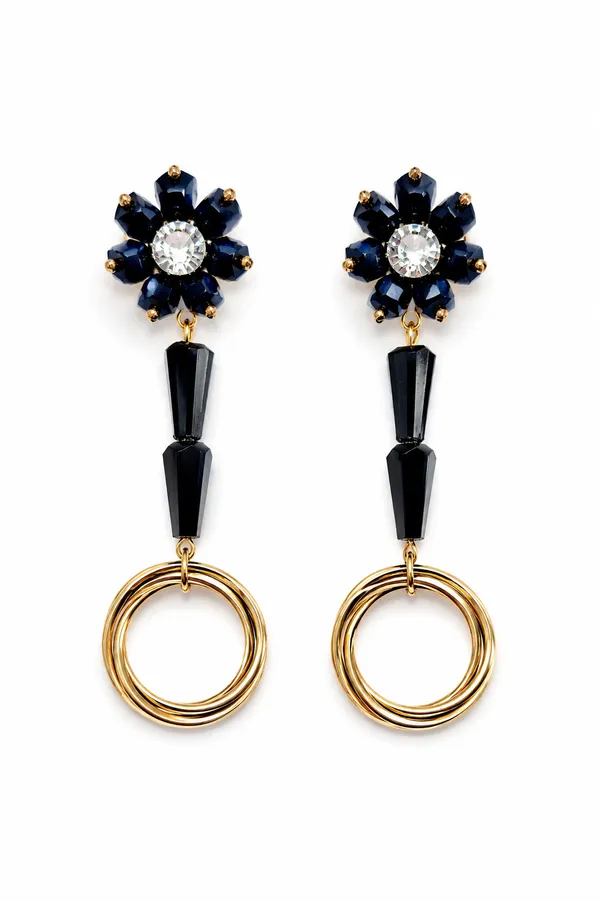 Radiant_Blossoms_Exquisite_Statement_Earrings_Cubic_Zirconia_Crystal_Copper_Glass_Drops_&_Danglers