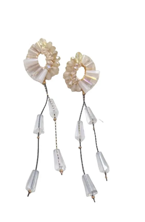 New_design_bead_earrings_perfect_for_everyday_and_any_outfit_Crystal_Brass,_Copper_Drops_&_Danglers,_Hoop_Earring,_Jhumki_Earring,_Tassel_Earring