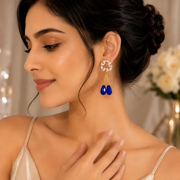 Luxury_Gold_Plated_Crystal_Drop_Earrings_for_Women_|_Elegant_Teardrop_Dangle_Party_&_Wedding_Jewelry