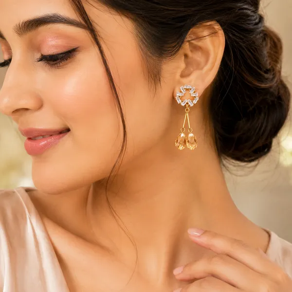 Luxury_Gold_Plated_Crystal_Drop_Earrings_for_Women_|_Elegant_Teardrop_Dangle_Party_&_Wedding_Jewelry