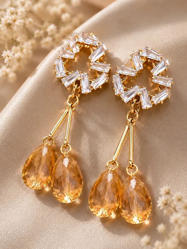 Luxury_Gold_Plated_Crystal_Drop_Earrings_for_Women_|_Elegant_Teardrop_Dangle_Party_&_Wedding_Jewelry