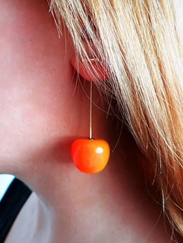 Creative_Cute_Cherry_Multicolor_Earring_Alloy_Drops_&_Danglers