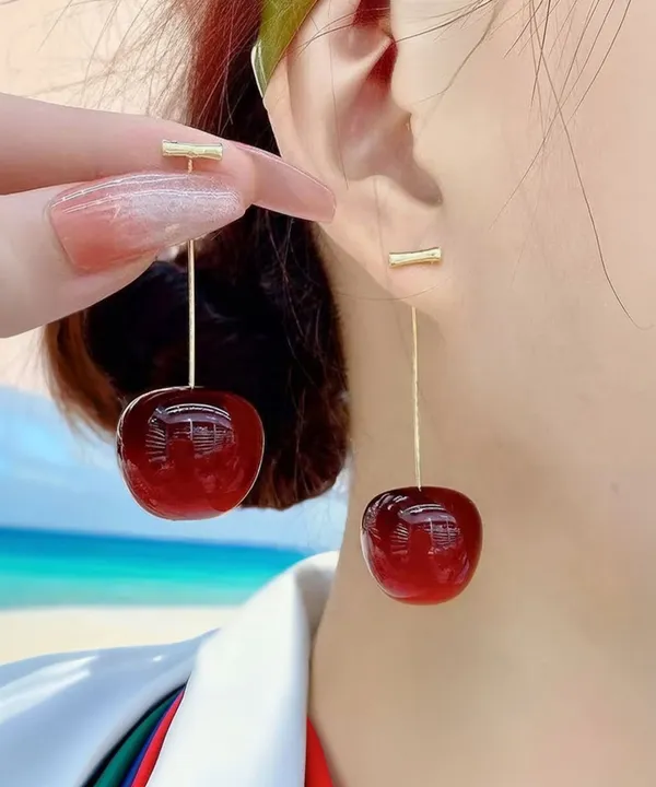 Cheery_Drop_Earring_Alloy_Drops_&_Danglers