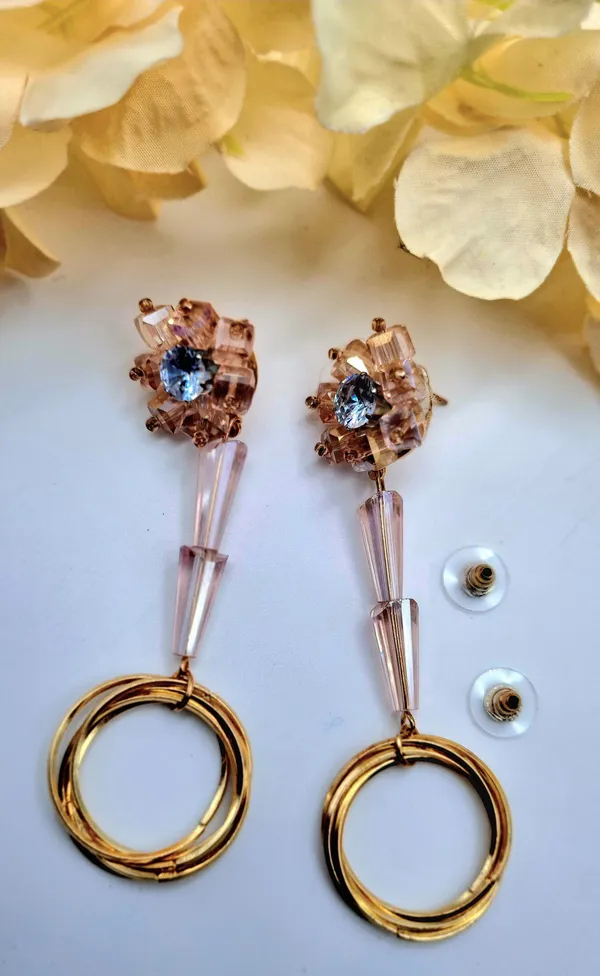 Statement_Earrings_Crystal,_Glass_Drops_&_Danglers_Crystal_Crystal,_Brass,_Glass_Drops_&_Danglers,_Hoop_Earring,_Earring_Set