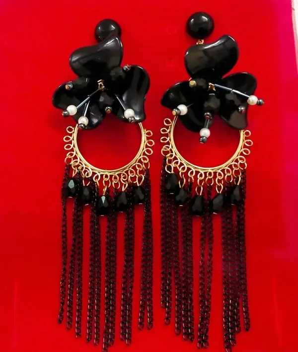 Tassel_Earrings_for_women_/girls_perfect_for_Any_outfit_Brass_Drops_&_Danglers_Crystal_Brass,_Crystal_Drops_&_Danglers
