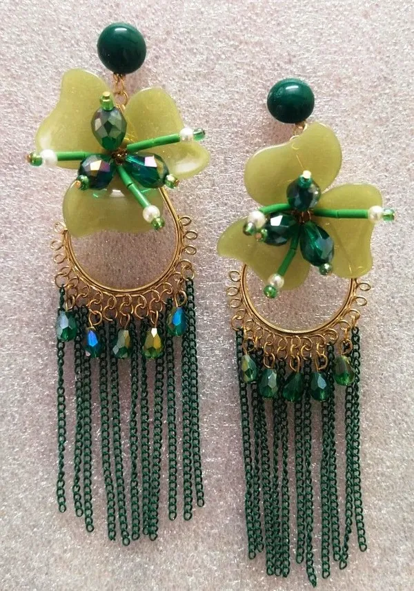 Tassel_Earrings_for_women_/girls_perfect_for_Any_outfit_Brass_Drops_&_Danglers_Crystal_Brass,_Crystal_Drops_&_Danglers