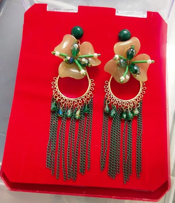 Tassel_Earrings_for_women_/girls_perfect_for_Any_outfit_Brass_Drops_&_Danglers_Crystal_Brass,_Crystal_Drops_&_Danglers