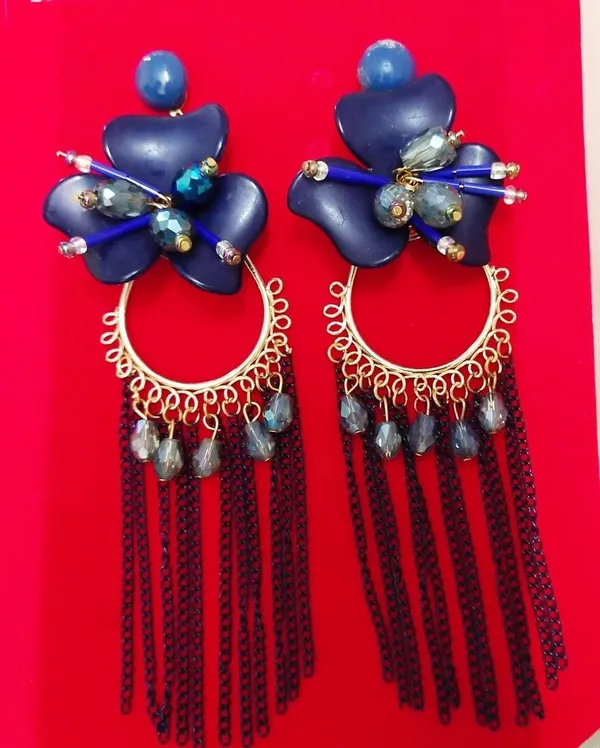 Tassel_Earrings_for_women_/girls_perfect_for_Any_outfit_Brass_Drops_&_Danglers_Crystal_Brass,_Crystal_Drops_&_Danglers