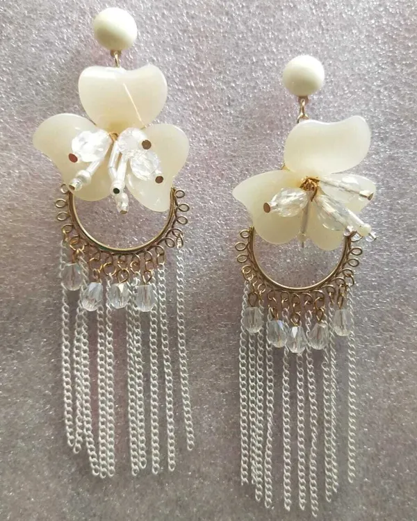 Tassel_Earrings_for_women_/girls_perfect_for_Any_outfit_Brass_Drops_&_Danglers_Crystal_Brass,_Crystal_Drops_&_Danglers