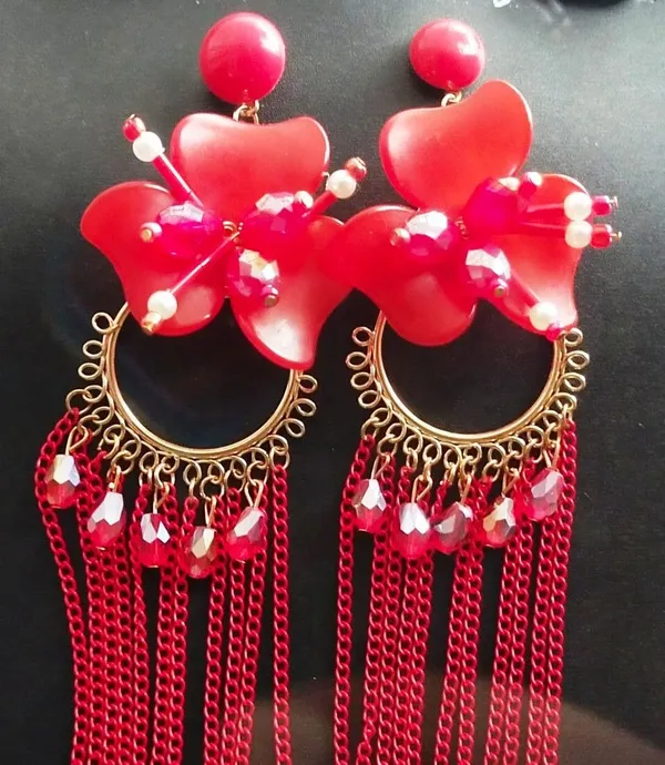 Tassel_Earrings_for_women_/girls_perfect_for_Any_outfit_Brass_Drops_&_Danglers_Crystal_Brass,_Crystal_Drops_&_Danglers