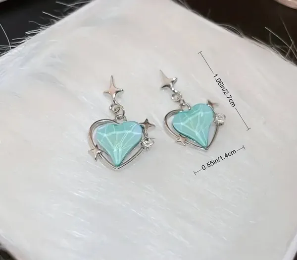 Heart_Shaped_Stud_Earrings_Alloy_Jewelry_Swarovski_Crystal_Alloy_Stud_Earring