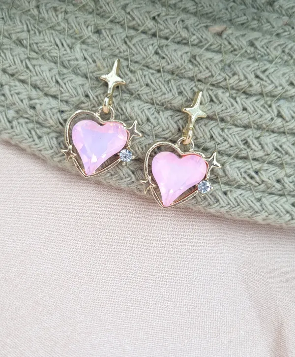 Heart_Shaped_Stud_Earrings_Alloy_Jewelry_Swarovski_Crystal_Alloy_Stud_Earring