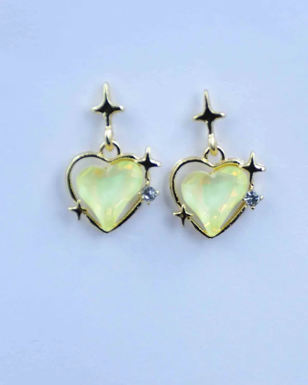 Heart_Shaped_Stud_Earrings_Alloy_Jewelry_Swarovski_Crystal_Alloy_Stud_Earring
