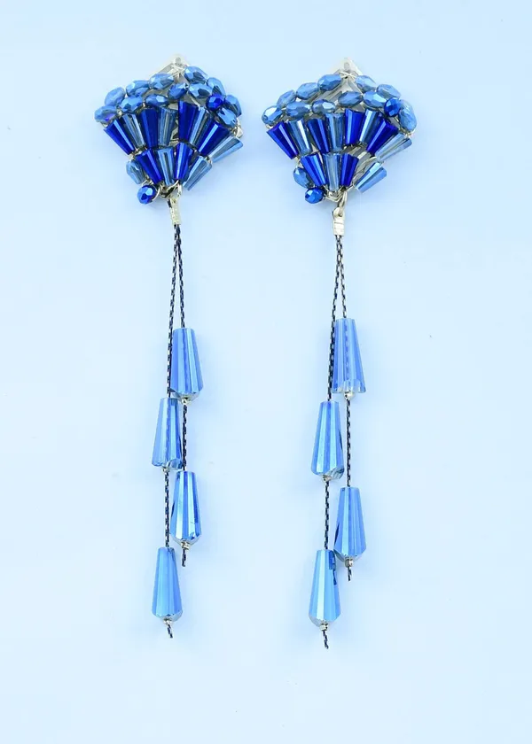New_design_bead_earrings_perfect_for_everyday_and_any_outfit_Crystal_Crystal,_Brass_Drops_&_Danglers,_Earring_Set,_Chandbali_Earring,_Rhinestone_Studs