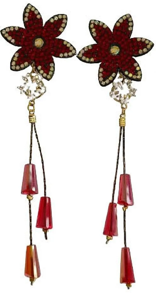 ATRACTIVE_SISTER_our_radiant_star_earrings_Crystal_Crystal__Alloy_Tassel_Earring_Earring_Set_Drops_&_Danglers
