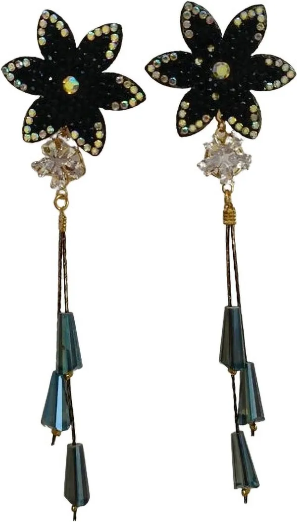 ATRACTIVE_SISTER_our_radiant_star_earrings_Crystal_Crystal__Alloy_Tassel_Earring_Earring_Set__Drops_&_Danglers
