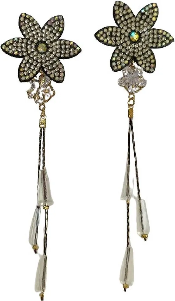 ATRACTIVE_SISTER_our_radiant_star_earrings_Crystal_Crystal_Alloy_Tassel_Earring_Earring_Set_Drops_&_Danglers
