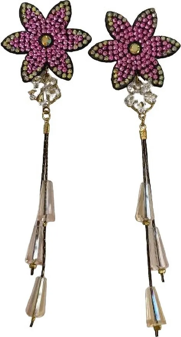 ATRACTIVE_SISTER_our_radiant_star_earrings_Crystal_Crystal,_Alloy_Tassel_Earring,_Earring_Set,_Drops_&_Danglers