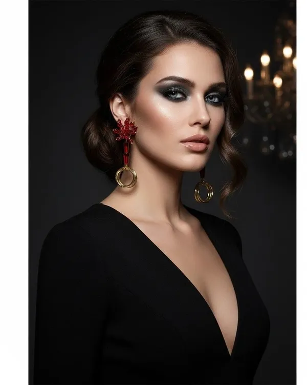 Elegant_Earrings_for_Women_Crystal_Alloy,_Copper_Hoop_Earring