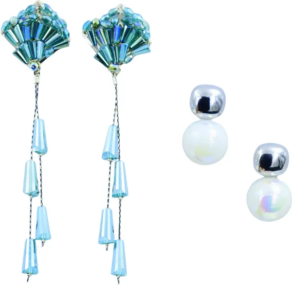 Designer_Party_Wear_Earrings_for_Women_&_Girls_|_Fancy_Western_Earrings_Combo_Crystal_Crystal,_Brass_Drops_&_Danglers