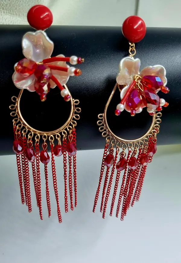 Tassel_Earrings_for_women_/girls_perfect_for_Any_outfit_Brass_Drops_&_Danglers