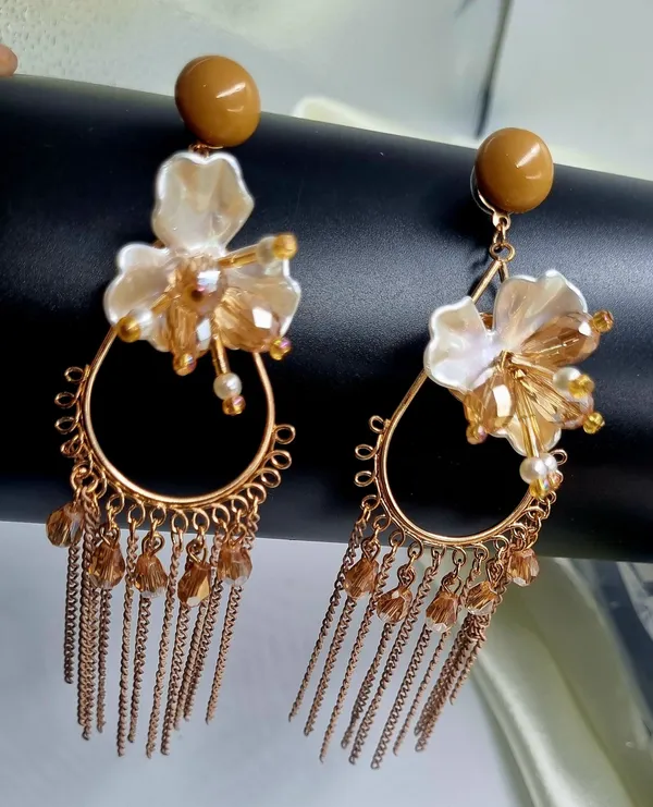 Tassel_Earrings_for_women_/girls_perfect_for_Any_outfit_Brass_Drops_&_Danglers