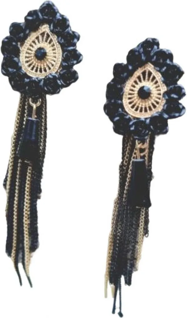 Alluring_Drop_Earrings_with_Delicate_Gold_Chains_and_Tassels_Crystal_Alloy_Drops_&_Danglers