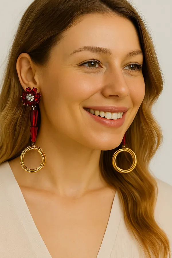 Radiant_Blossoms:_Exquisite_Statement_Earrings_Cubic_Zirconia,_Crystal_Copper,_Crystal,_Glass_Tassel_Earring