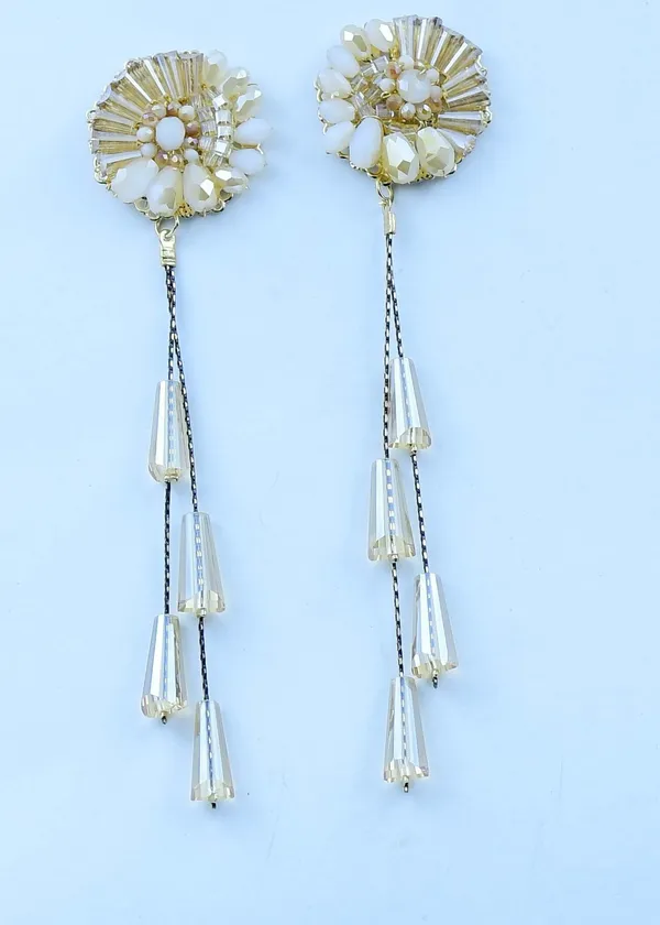 New_design_bead_earrings_perfect_for_everyday_and_any_outfit_Crystal,_Zircon_Alloy_Drops_&_Danglers