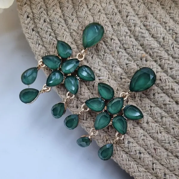 Dazzling_Green_Crystal_Drop_Earrings_Crystal_Brass_Drops_&_Danglers,_Jhumki_Earring