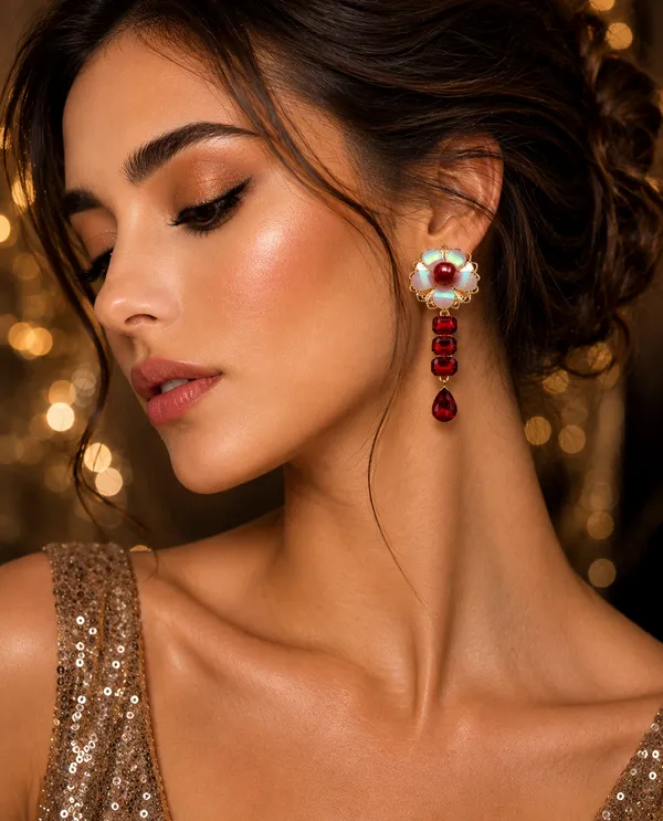 Red_&_Gold_Floral_Drop_Earrings_for_Women_–_Party_Wear_Crystal_Brass,_Crystal_Drops_&_Danglers,_Earring_Set