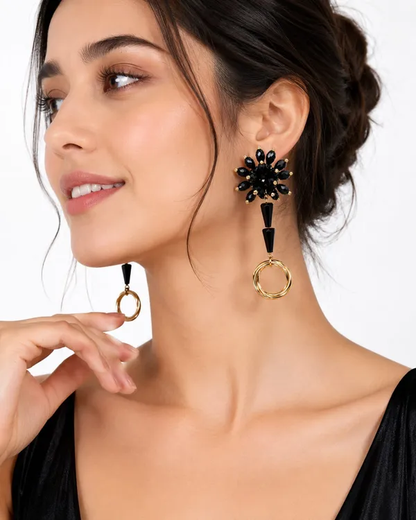 Elegant_Earrings_for_Women_Crystal_Alloy,_Copper_Hoop_Earring
