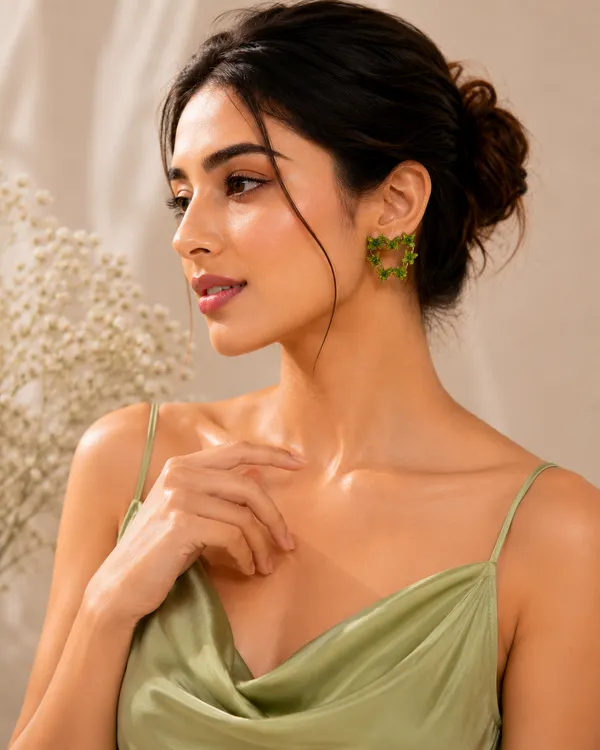 Delicate_Gold_Butterfly_Earrings_Brass,_Alloy_Stud_Earring