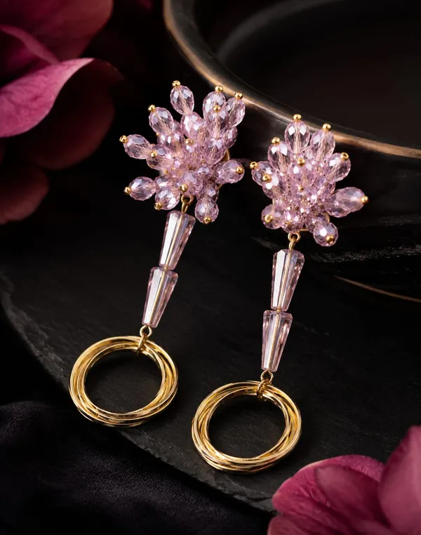 Elegant_Earrings_for_Women_Crystal_Alloy,_Copper_Hoop_Earring