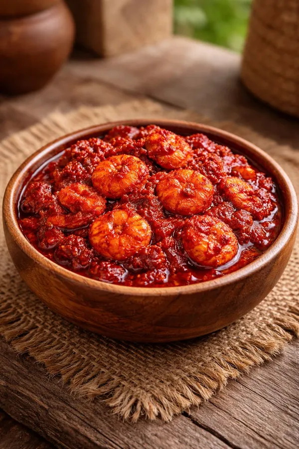 Homemade_Prawns_Pickle_Using_Wood_Pressed_Oil