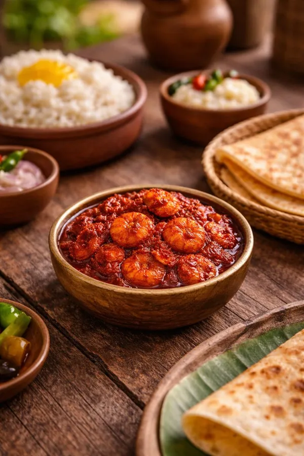 Homemade_Prawns_Pickle_Using_Wood_Pressed_Oil