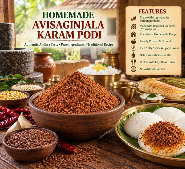 Homemade_Avise_Karam_Podi_(Flax_Seed)