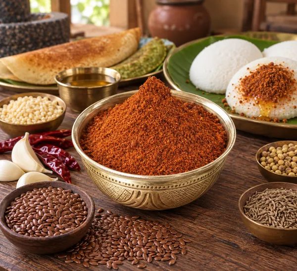 Homemade_Avise_Karam_Podi_(Flax_Seed)