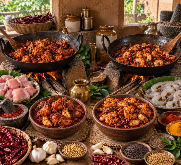 Combo_of_250gm_Homemade_Chicken_and_Prawns_Pickle_using_Woodpressed_Oil