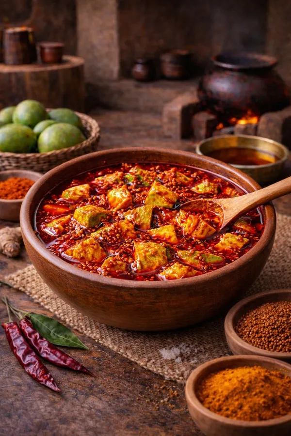Homemade_Mango_Pickle_Using_Wood_Pressed_Oil