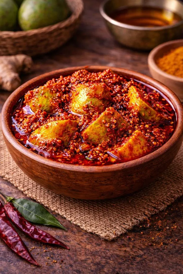 Homemade_Mango_Pickle_Using_Wood_Pressed_Oil
