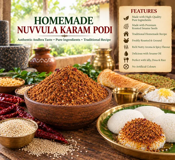 Homemade_Nuvvula_Karam_Podi