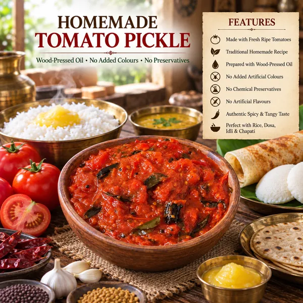 Homemade_Tomato_Pickle_Using_Woodpressed_Oil