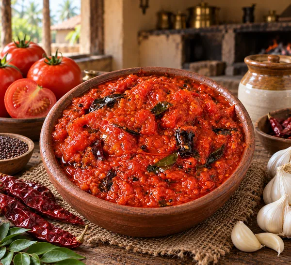 Homemade_Tomato_Pickle_Using_Woodpressed_Oil