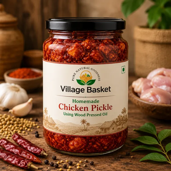 Homemade_Chicken_Pickle_Boneless_Using_Wood_Pressed_Oil
